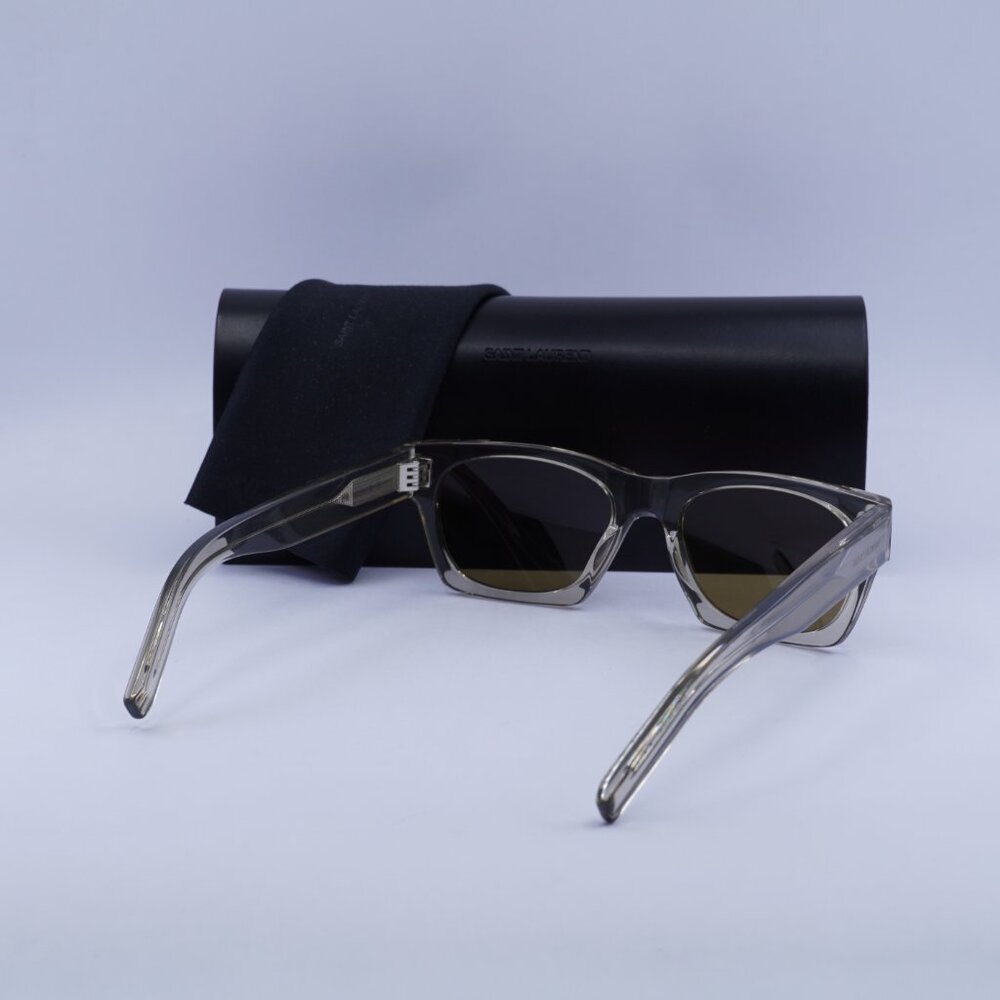 🕶️ New Saint Laurent SL402 018 Sunglasses - Beige Frame, Brown Lenses - Picture 11 of 11